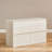 Modern Crystal-cream Solid Wood Accent Cabinet