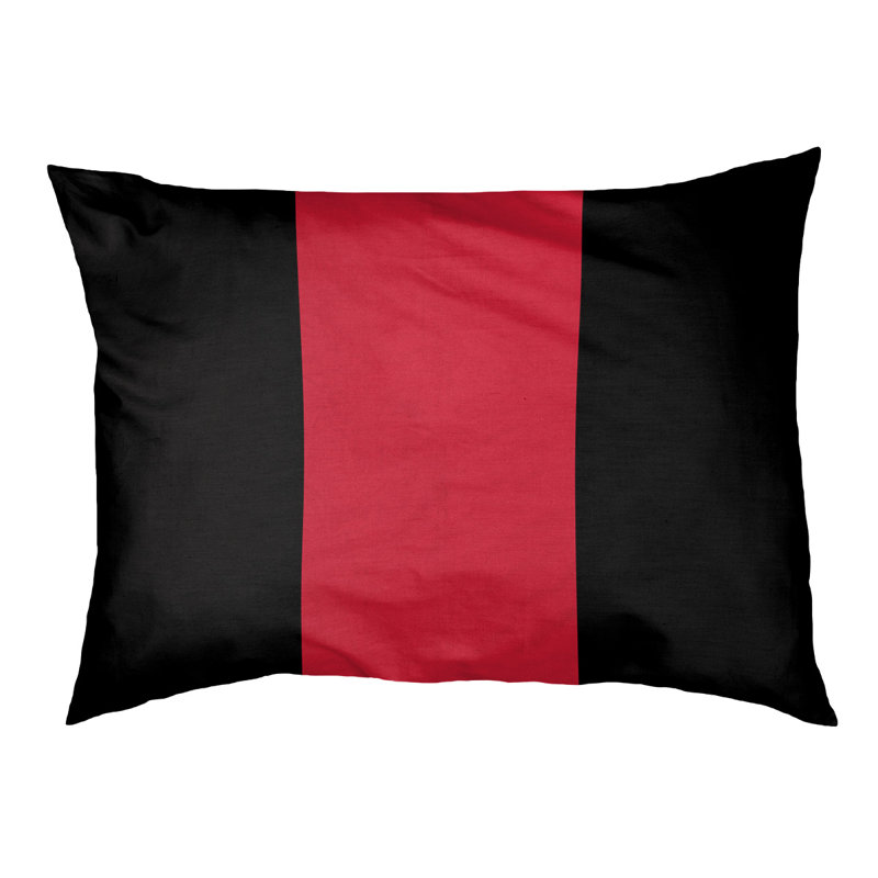 Coussin pour chien Denver, Petit (l 28 po x P 18 po x H 6 po), Rouge / blanc / noir