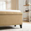 Repose-pieds 47,5 po, banc de rangement en lin-597131911