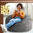 Soft Gauna Bean Bag – Small-Scale Comfort With Rustic Charm-1695131382-1695131336