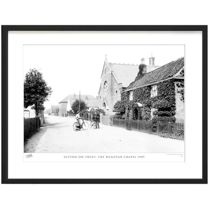 Sutton On Trent, The Wesleyan Chapel 1909 - Single Picture Frame Print, 28cm H x 36cm W x 2.3cm D