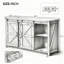 55.1-Inch Sideboard with Storage with Sliding Barn Doors and 4 Drawers-1774162093