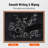 VEVOR No Steel Manufactured Wood Chalkboard