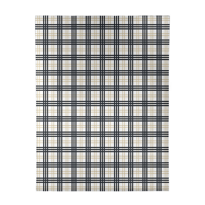 Plaid Indoor Rug, Rectangle 9' x 12'