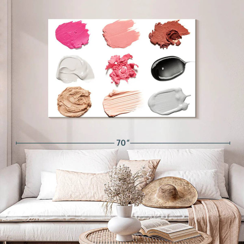 Shuttleworth Makeup Swatches, 20" H x 30" W