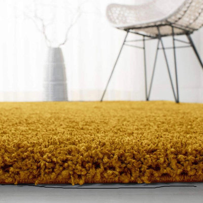 Solid Colour Shag Area Rug