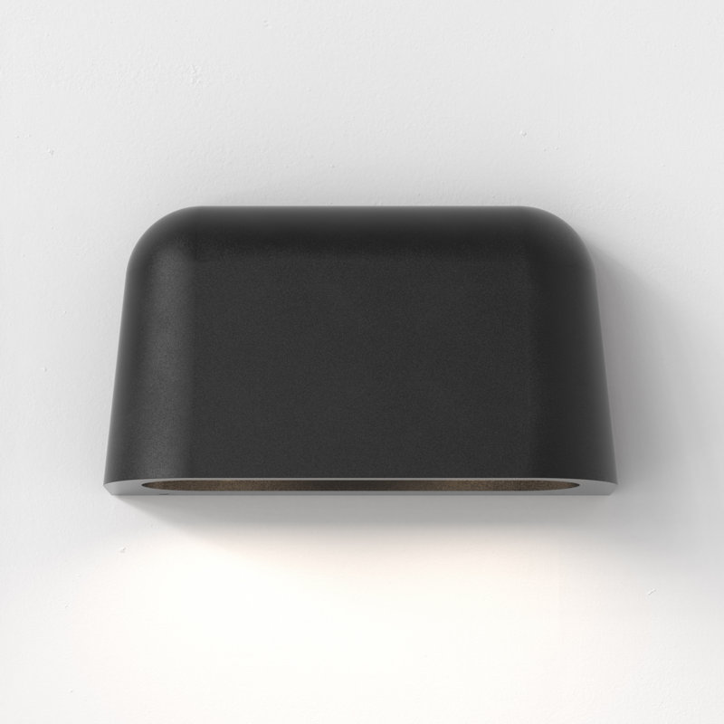 Mast Twin 2 - Light Outdoor Flush Mount, Textured Black