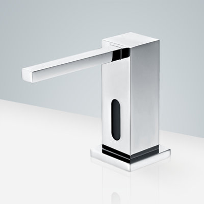Touchless Automatic Commercial Sensor Bathroom Faucet with Drain Assembly