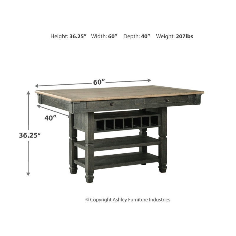Tyler Creek Counter Height Dining Table with Barstools, 5