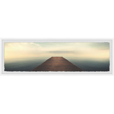 View At The Dock - Single Picture Frame Painting