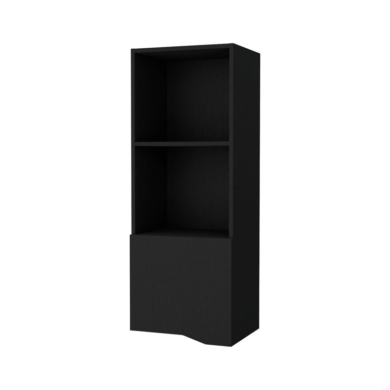 Armoire murale à une porte, Noir