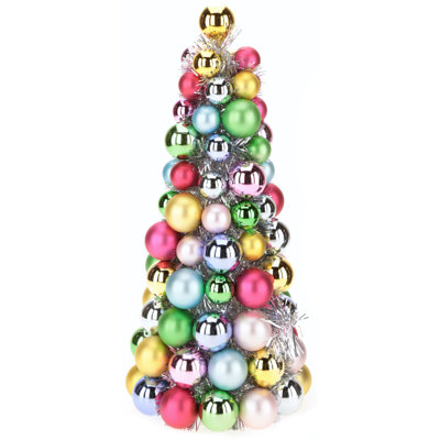 Christmas Balls Tree - 15.5 Inches