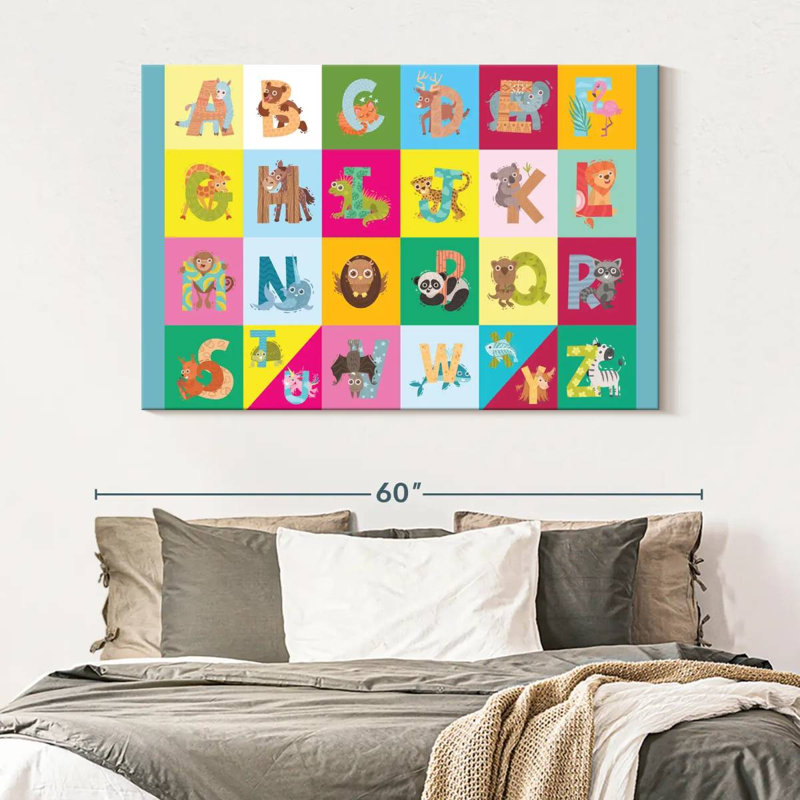 Ashelle Animal Letters, 34" H x 51" W