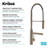 Artec Pro Commercial Style Pull-Down Single Handle Kitchen Faucet with Pot Filler-64268919