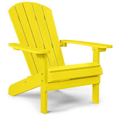 Chaise Adirondack en plastique pour patio