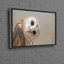 Art moderne sur toile avec un design minimaliste et élégant de hibou parfait pour la décoration murale contemporaine et idéal pour les espaces de vie de style loft