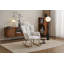 Fauteuil oscillant rembourré-113813270