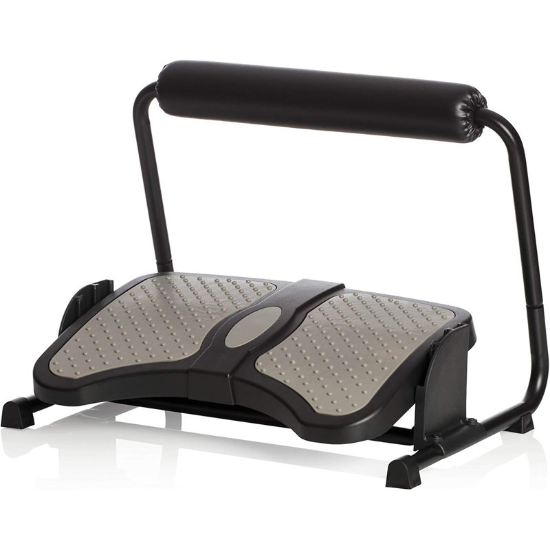 Repose-pieds ergonomique à hauteur réglable sous le bureau pour travailler assis et debout