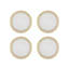 Gold Exotic Porcelain Dinner Plate