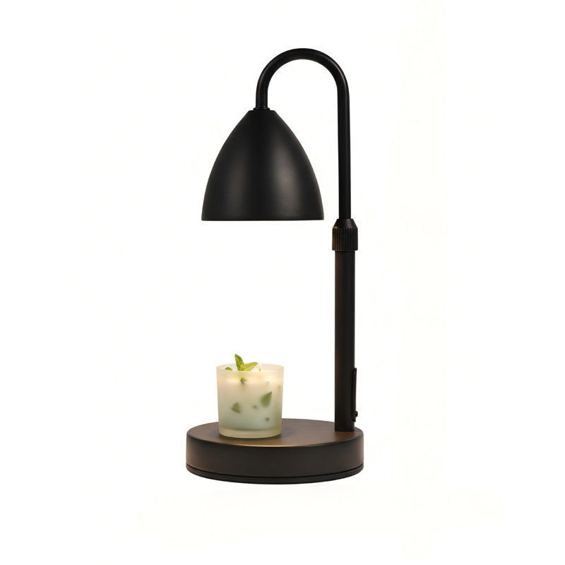 Bougie chauffe-lampe avec minuterie à intensité variable, lampe-bougie, cadeaux d'anniversaire pour femme, chauffe-bougie à cire réglable noir pour bougies en pot, décoration de maison