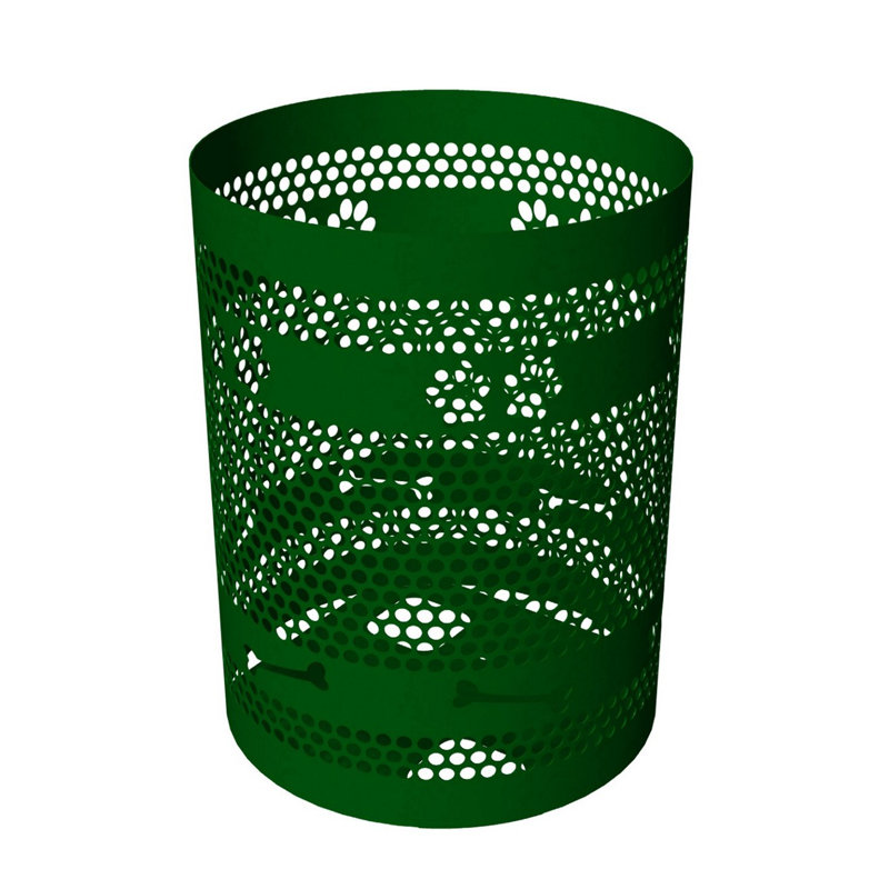 Poubelle de recyclage trottoir 32 gallons Pollitt