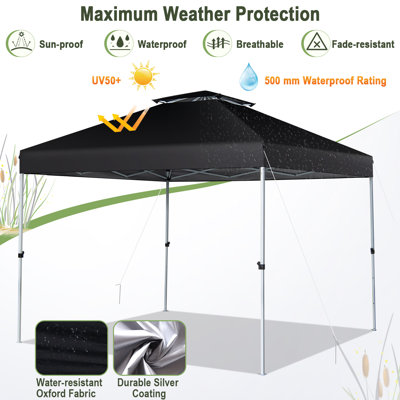 108'' W x 120'' D Steel Pop-Up Canopy