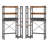 Pouya Adjustable Freestanding Over The Toilet Storage with 4 hooks & 2 Drawers - 7 Tier-1423430768