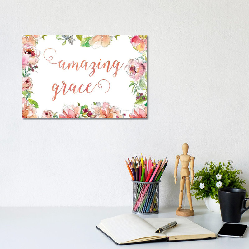 Amazing Grace by Carol Robinson - Print on Canvas, Wrapped Canvas, 30.48 cm H x 45.72 cm W