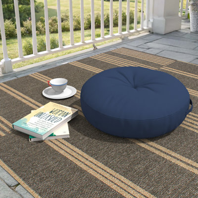 Housse de coussin circulaire avec insert Sunbrella