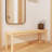 52" Solid Wood Foyer Bench - Comfortable & Elegant Modern Entry Bench, Sleek Design