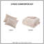Ensembles de literie confortables en polyester, grand velours Sherpa pour maison moderne