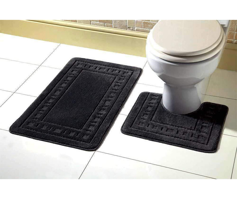 Non-Slip Bath Mat, Black