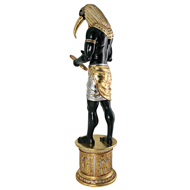 Egyptian Grand Ruler Thoth Statue with Pedestal