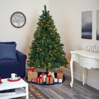 Easy Set-Up 72' Lighted Pine Christmas Tree