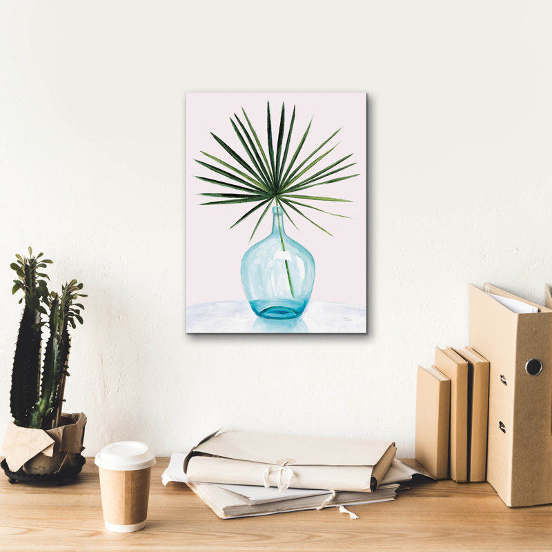 «Epic Graffiti», déclaration Palms 1 C, par Wellington Studio, art mural sur toile, H 16 po x l 12 po x P 0,75 po