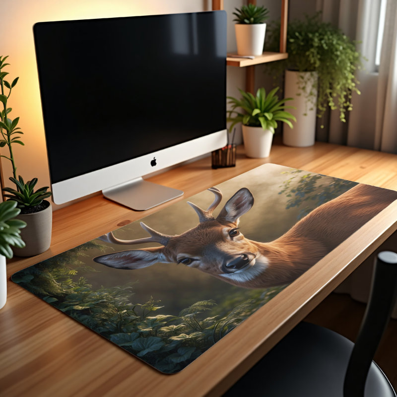 Polyester Desk Pad, 31.5x15.5