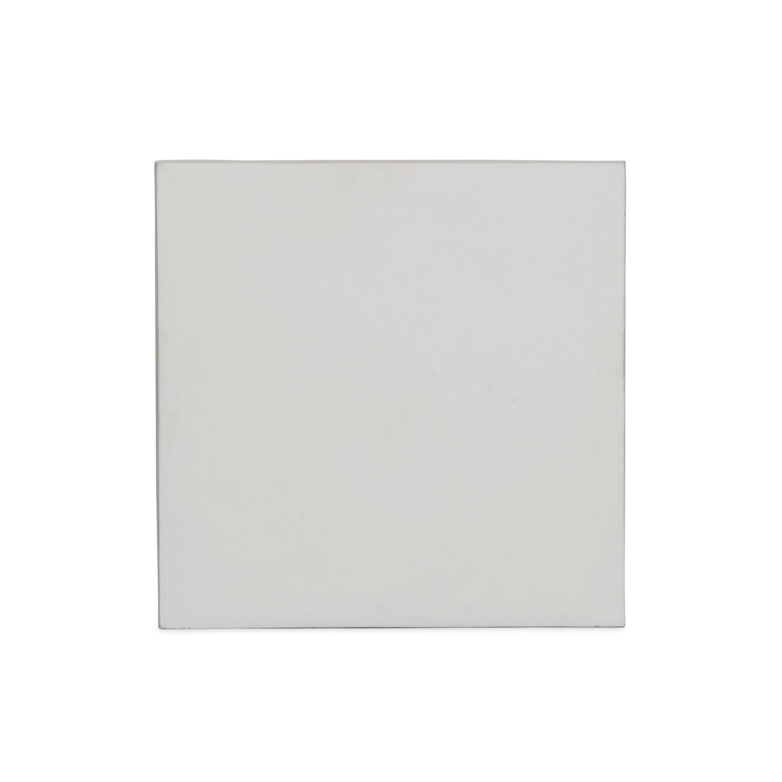 Dev 19.75'' Metal Outdoor Side Table, White