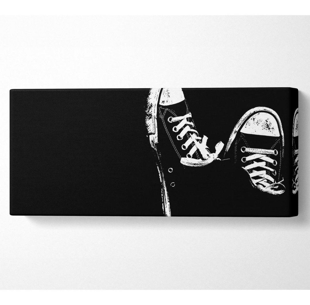 Turnschuhe 2 Panoramaleinwand