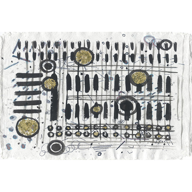 Notes & Keys - Wrapped Canvas Painting, 51cm H x 76cm W x 3.8cm D