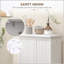 Armoire de rangement pour garde-manger autoportante avec 12 tablettes de porte, 5 étagères et tablettes réglables pour une organisation efficace-2055365648-2055365649