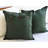 Dark Green 100% Linen Cover -99028976