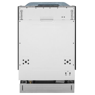 ZLINE 18 in. Compact Panel Ready Top Control Dishwasher with Stainless Steel Tub, 52dBa -  DW7714-18