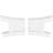 26"W x 17 3/8"H x 2"ID x 5 1/2"C x 1"P Haven Architectural Grade PVC Contemporary Ceiling Medallion, Two Piece-36077773