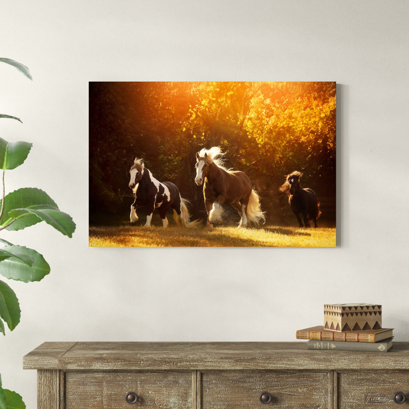 Horse Motion V, H 24 po x l 36 po x P 1,25 po