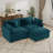 Living Room Set, L Shape Sofa, Chenille Sofa, For Living Room-1715148170-1715148168