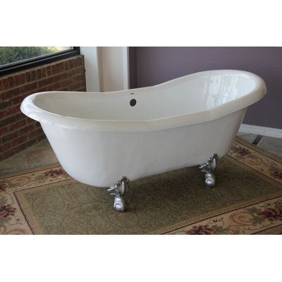 Duchess 68" x 30" Clawfoot Soaking Bathtub