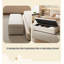 Bright-Toned Rectangular Storage Ottoman