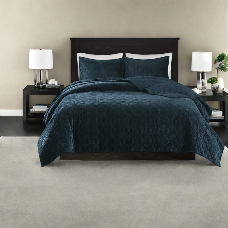 Velvet Bedding Sets Cotton Comfort Teal For Home