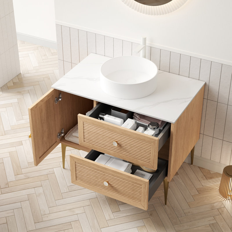 Meuble-lavabo simple 36 po avec comptoir