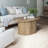 Aurel Modern 31" Fluted Oblong Living Room Coffee Table-877085767